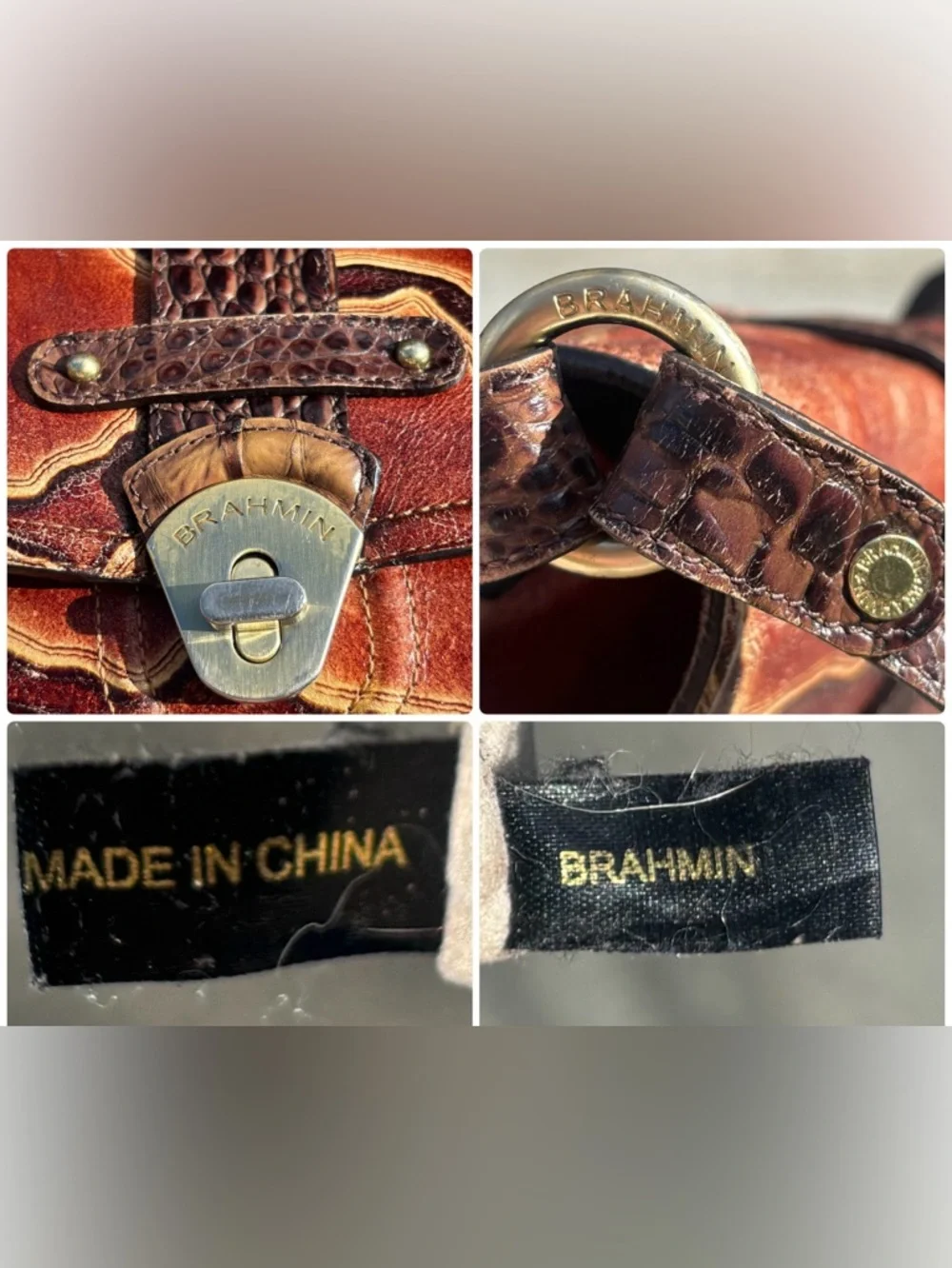 Brahmin Leather Crossbody Bag Limited Edition - Picture 17 of 17